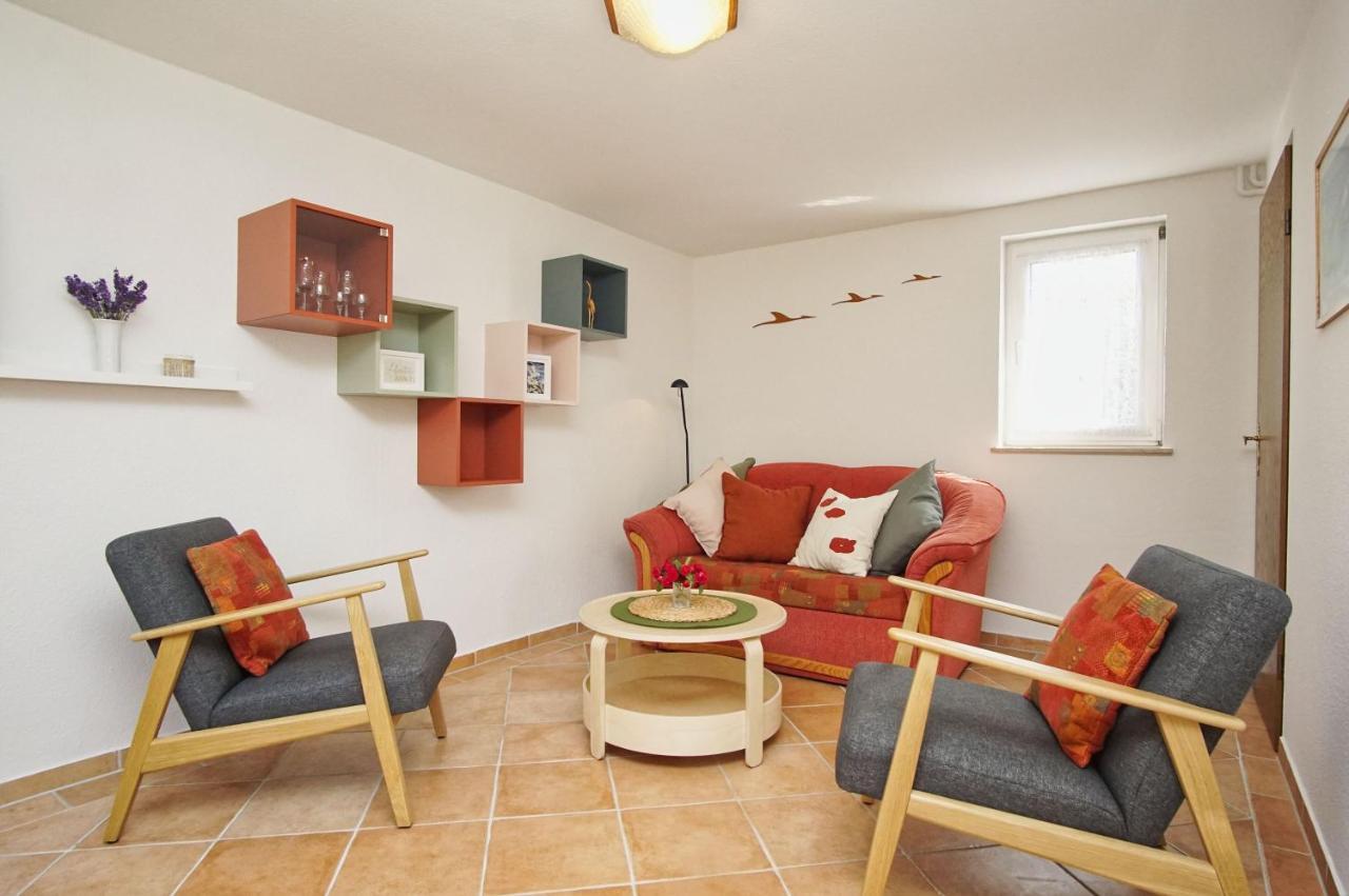 Zentral Aber Ruhig, Terrasse Mit Viel Gruen - Strandnahes Ferienhaus Luki ゲーレン エクステリア 写真